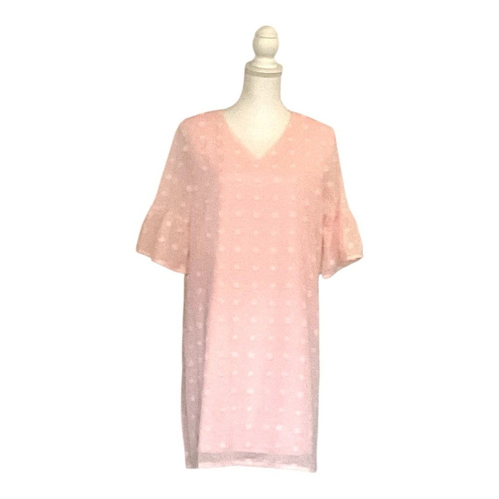 Blush Polka Dot Dress Size-Medium